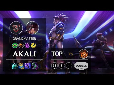 Akali Top vs Gnar - BR Grandmaster Patch 11.2