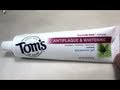 Tom's Fluoride Free Tooth Paste Review!! 