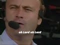 Phil Collins In The Air Tonight Live Lyrics