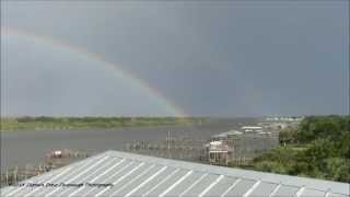 preview picture of video 'Double Rainbow Forming During Thunderstorm'