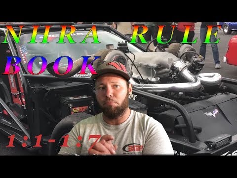 NHRA drag racing Rule book part one