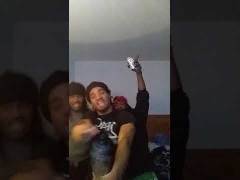 Teddy geez fam rapping drunk