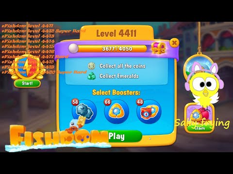 Fishdom level 4411 to 4420
