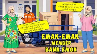 Download lagu Emak-Emak Gaya Elit Ekonomi Sulit, Pinjam Dari Bank Emok Demi Terlihat Kaya | Kartun Animasi Drama mp3