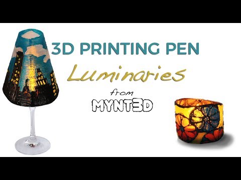 Mynt3d Project Tutorial 3d Pen Diy Lighting Luminaries