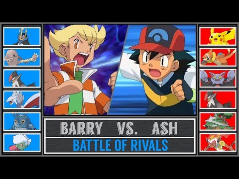 Ash vs. Barry (Pokémon Sun/Moon) - Sinnoh Battle of Rivals