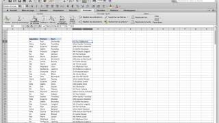 Excel fonction Concatener 