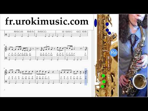 Comment Jouer du Saxophone Alto Céline Dion - Ashes - Deadpool 2 Tab Tablature um-ih829