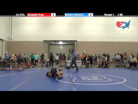 FILA Junior 63 kg / 138.75 lbs. - Rochelle Proa vs. Monica Ramirez