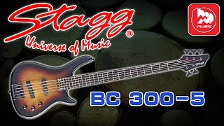 Video thumbnail for 5-ти струнная бас-гитара STAGG BC300-5 by PopMusicRu