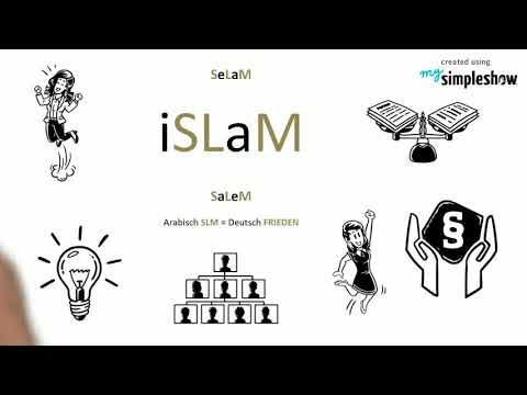 iSLaM bedeutet Frieden - SLM ist die Wort- Wurzel