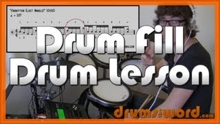 ★ Forgotten &quot;Lost Angels&quot; (Lamb Of God) ★ Drum Lesson | How To Play Drum Fill (Chris Adler)