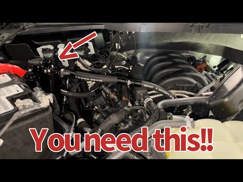 2021 - 2023 F150 W/ 5.0 UPR catch can install