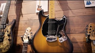 Video thumbnail for LIVE FROM NAMM: Introducing Dustin Kensrue Artist Series StingRay Guitar by Ernie Ball