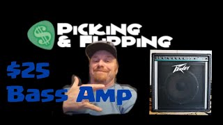 Video thumbnail for Peavey Basic 60 Bass Guitar Amp for $25 by Picking and Flipping