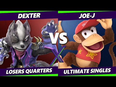 S@X 421 Losers Quarters - Dexter (Wolf) Vs. Joe-J (Diddy Kong) Smash Ultimate - SSBU