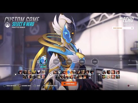 [PS5] Legendary Good and Evil Echo skin Gameplay - Overwatch 2