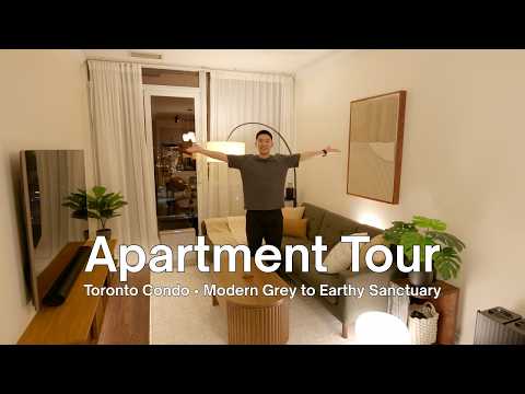 How He Made a Modern Toronto Apartment Feel Warm and Peaceful – FULL TOUR