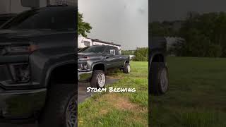 Storm is Brewing again🫣#shorts #truck #diesel #chevy