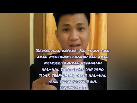 BERSERULAH KEPADA TUHAN DARI YEREMIA 33:3