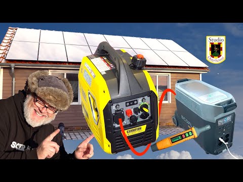 Generator Inverter Stromgenerator dual fuel Champion damit den Akku der ECOFLOW laden