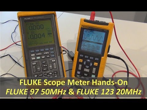 U04. Operation Introduction of Scope Meters FLUKE 97 (50MHz) and FLUKE 123 (20MHz)
