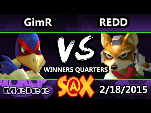 S@X - VGBC | GimR (Falco) Vs. VGBC | Redd (Fox) SSBM Winners Quarters - Melee