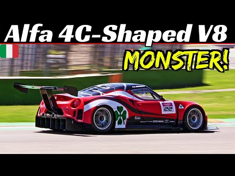 Alfa Romeo 4C-Shaped V8 Monster! - Marco Gramenzi's MG-AR1 Furore powered by 11.000Rpm Zytek Engine