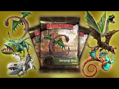 Swamp Bog Pack - Card Pack Showcase | Dragons: Rise of Berk