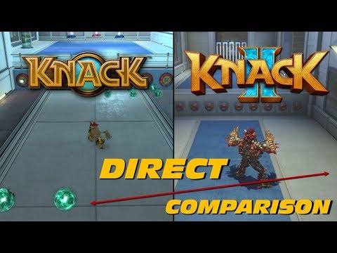 Knack vs Knack 2 | Direct Comparison