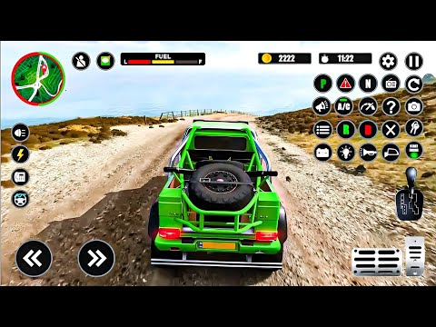 Offroad Jeep Driving Simulator 3D - Luxury SUV 4x4 Prado Drive Hill Climbing - Android GamePlay