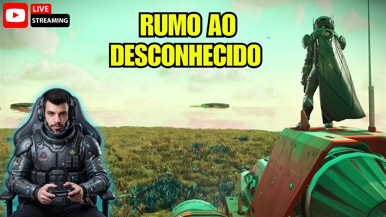 O QUE VAMOS ENCONTRAR? Explorando o Desconhecido em No Man's Sky! (Ao Vivo) 🌌