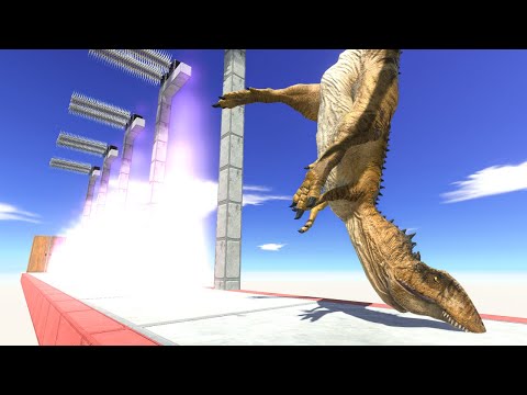 Beware of Jet Traps with Deadly Rotators - Animal Revolt Battle Simulator