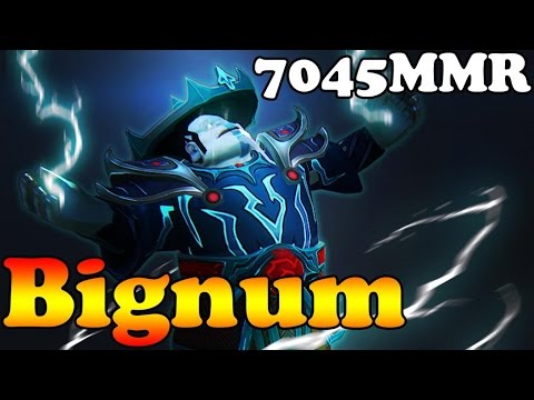 Dota 2 - Bignum 7045 MMR plays Storm Spirit vol 1# - Ranked Match Gameplay