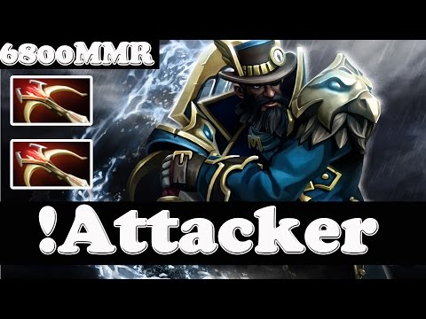 Dota 2 - The Best Kunkka in the world - !Attacker 6800 MMR vol 58 - Ranked Match Gameplay