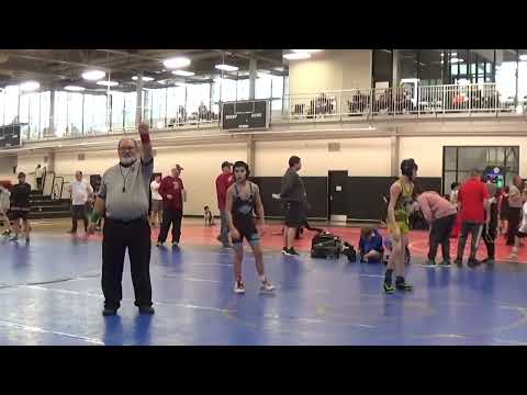 97 Lbs Cons. Round 1 - Joshua White, Roundtree Wrestling Academy Vs Jonathan Arehart, Grindhouse W