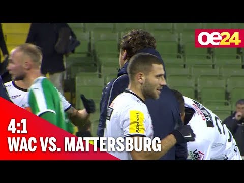 SV Bauwelt Koch Mattersburg 1-4 WAC Wolfsberger At...