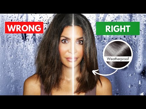 How To Tame Your Frizzy Hair | INCREDIBLE HACKS for RAINY HUMID Days! *GIVEAWAY*