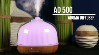 Aromatický difuzér ultrazvukový 500ml multicolor led podsvietenie
