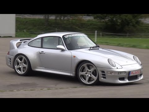 1 of 16 RUF CTR2 Start Up & Accelerations! - 520HP Twin Turbo Flat-6 Engine Sound!