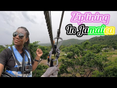 Tirolesa na Jamaica | Chukka Caribbean Adventures | Olivia Henry