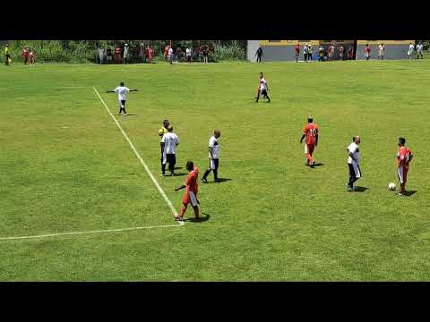 Dois times jogando ( no bairro barão de camacari.) Cidade catu Bahia. 