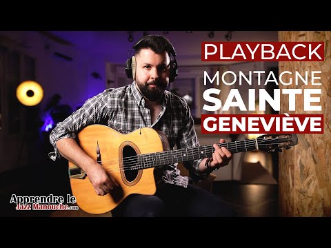 Playback Backing track Montagne Sainte Geneviève (Valse à Django | Django's Waltz)