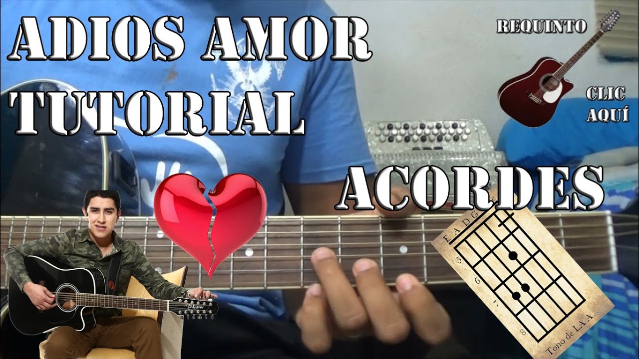 Tutorial | Adiós amor | Julian Mercado | acordes