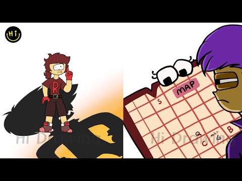 Alphabet Lore Humanized (R Story) / Alphabet Lore Real Life Story Drawing Animation /Hi Drawing