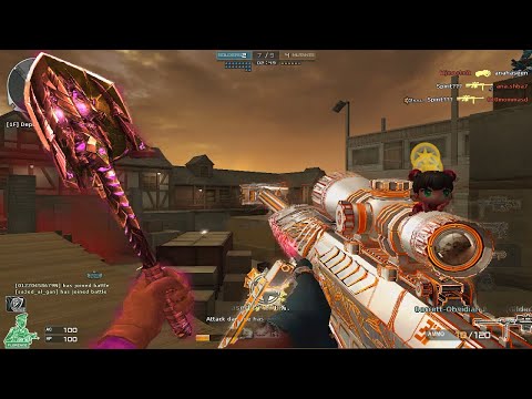 Crossfire NA 2.0 : Barrett Obsidian Beast ( Gilded Skin ) - Hero Mode X - Zombie V4