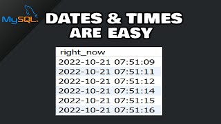 MySQL: CURRENT_DATE() & CURRENT_TIME()