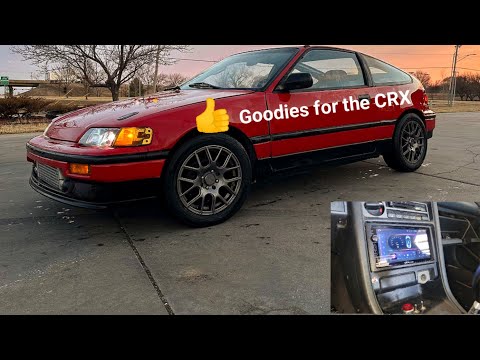 OMG!CRX Double Din and Gauges😱