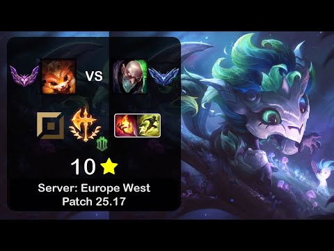 Gnar Top vs Singed - EUW Master - Patch 25.17