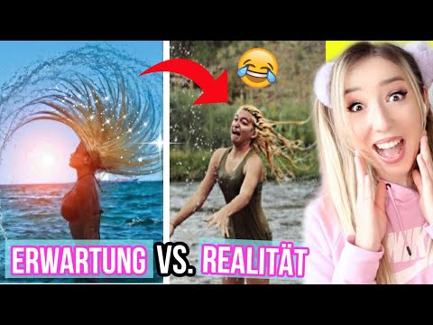 REALITÄT vs. ERWARTUNG zum LACHEN (wenn INSTAGRAM FOTOS nachstellen einfach SCHIEF geht)
